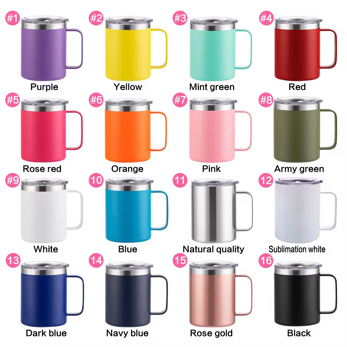 Custom Logo 12 OZ Coffee Mugs